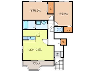 フィオーレさくらＣの物件間取画像